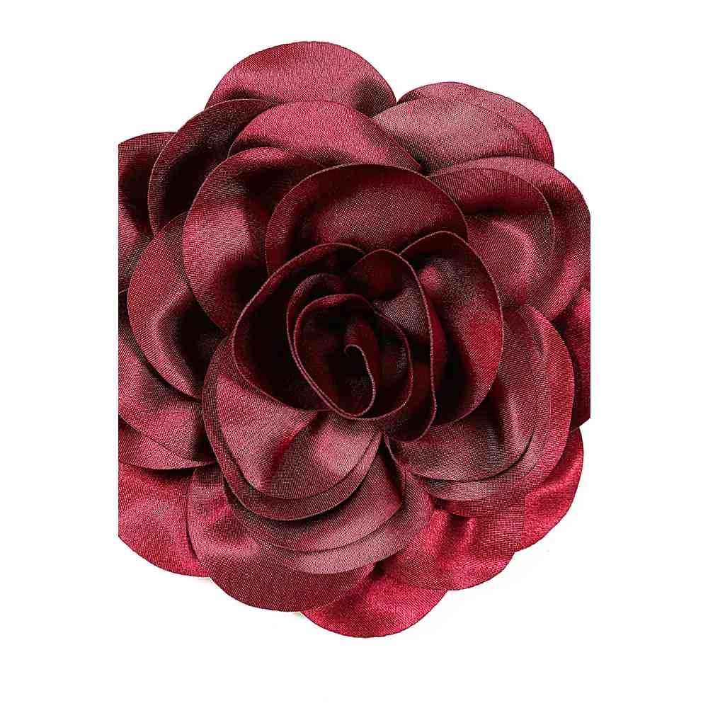 Banned - Romantic Bloom Broche - Burgundy